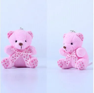 10cm Teddy Bear Plush Toy pendant keychain - Free Shipping to N.A.