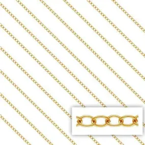 14K Gold Filled 1.7mm Cable Chain  (12 Inches)