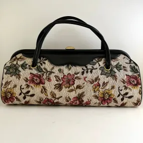 1960s Elongated Tapestry Handbag