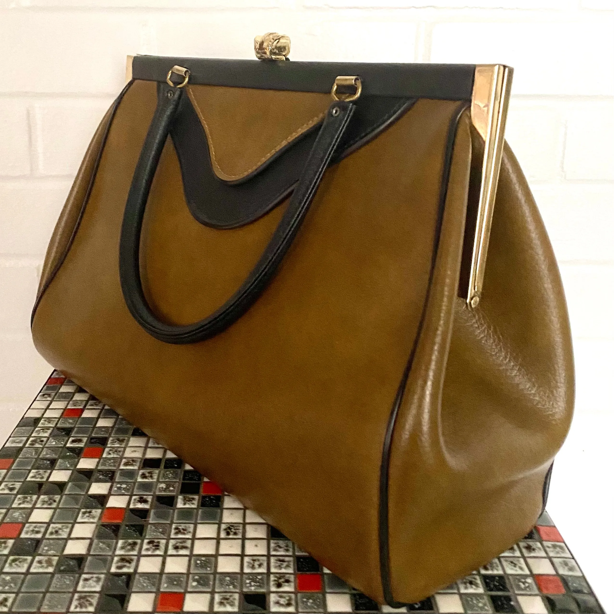 1960s Large Doctor Handbag