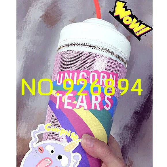 2016 new fashion design personalized drink soda bottles modeling  Unicorn Tears Novelty Bag Shoulder Bag Handbag