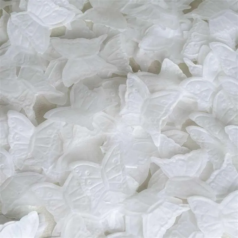 500 Pack Silk Butterfly Rose Petals - White