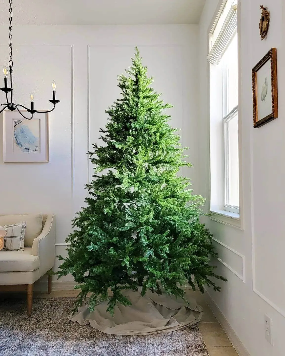 9' Scarlet Fir Artificial Christmas Tree Unlit