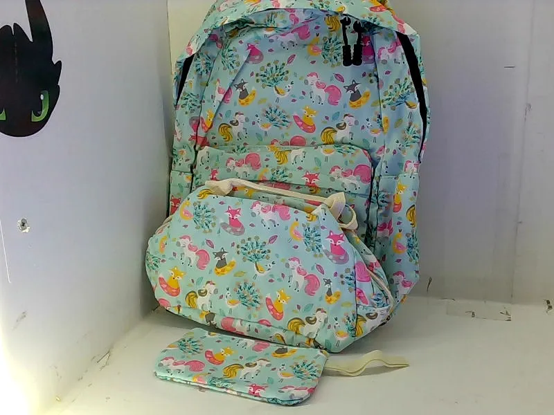 Abshoo Colorful Backpack and Accessory Set