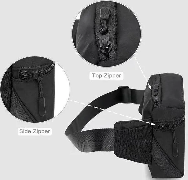 Adventurer Nylon Sling Belt Bag // 3 Colors