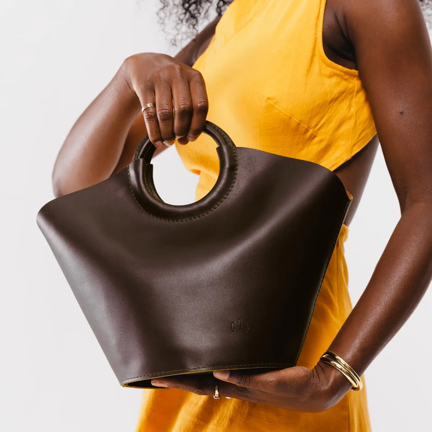 'Almost Perfect' Milan Leather Handbag