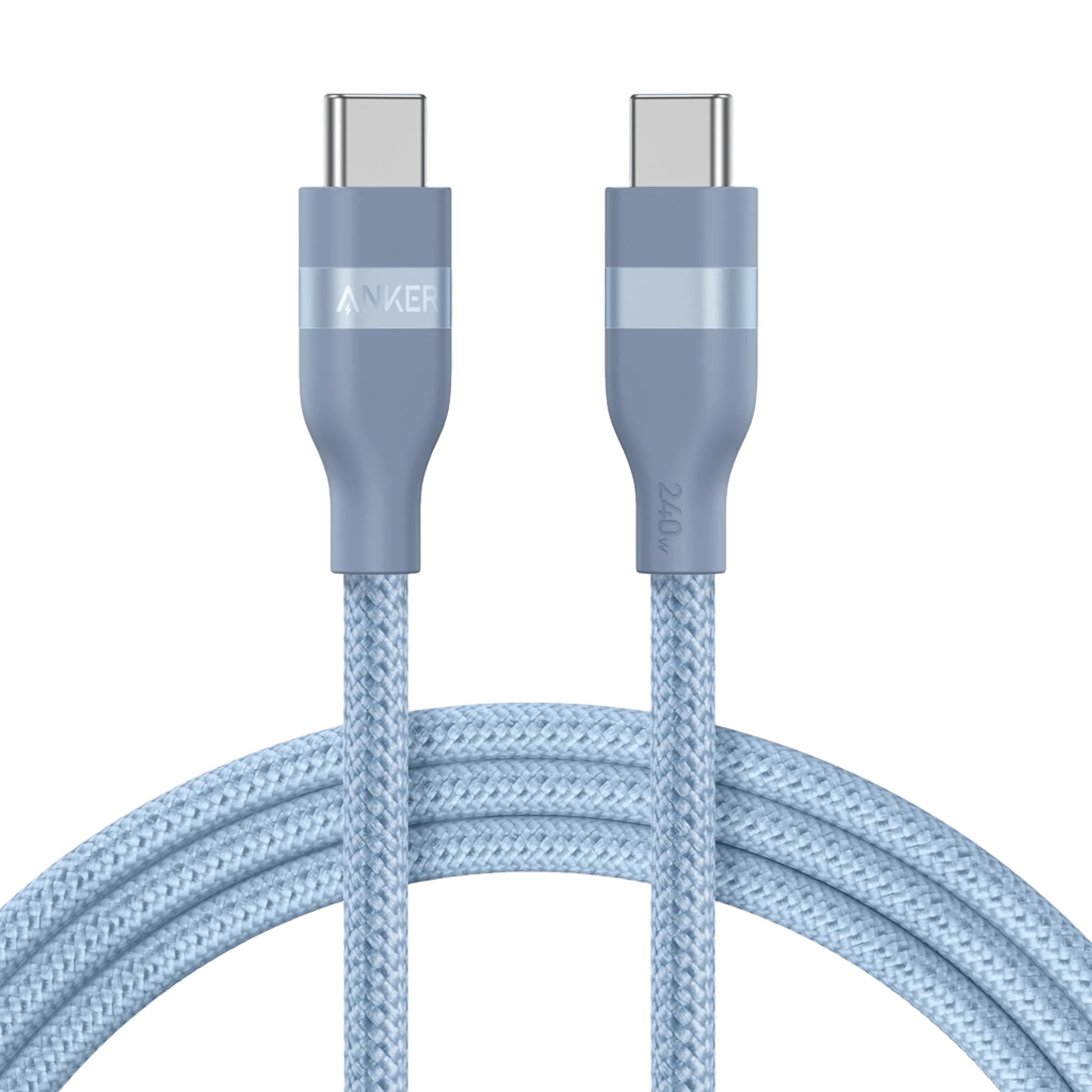 Anker USB-C to USB-C Cable (3 ft / 6 ft, 240W, Upcycled-Braided)