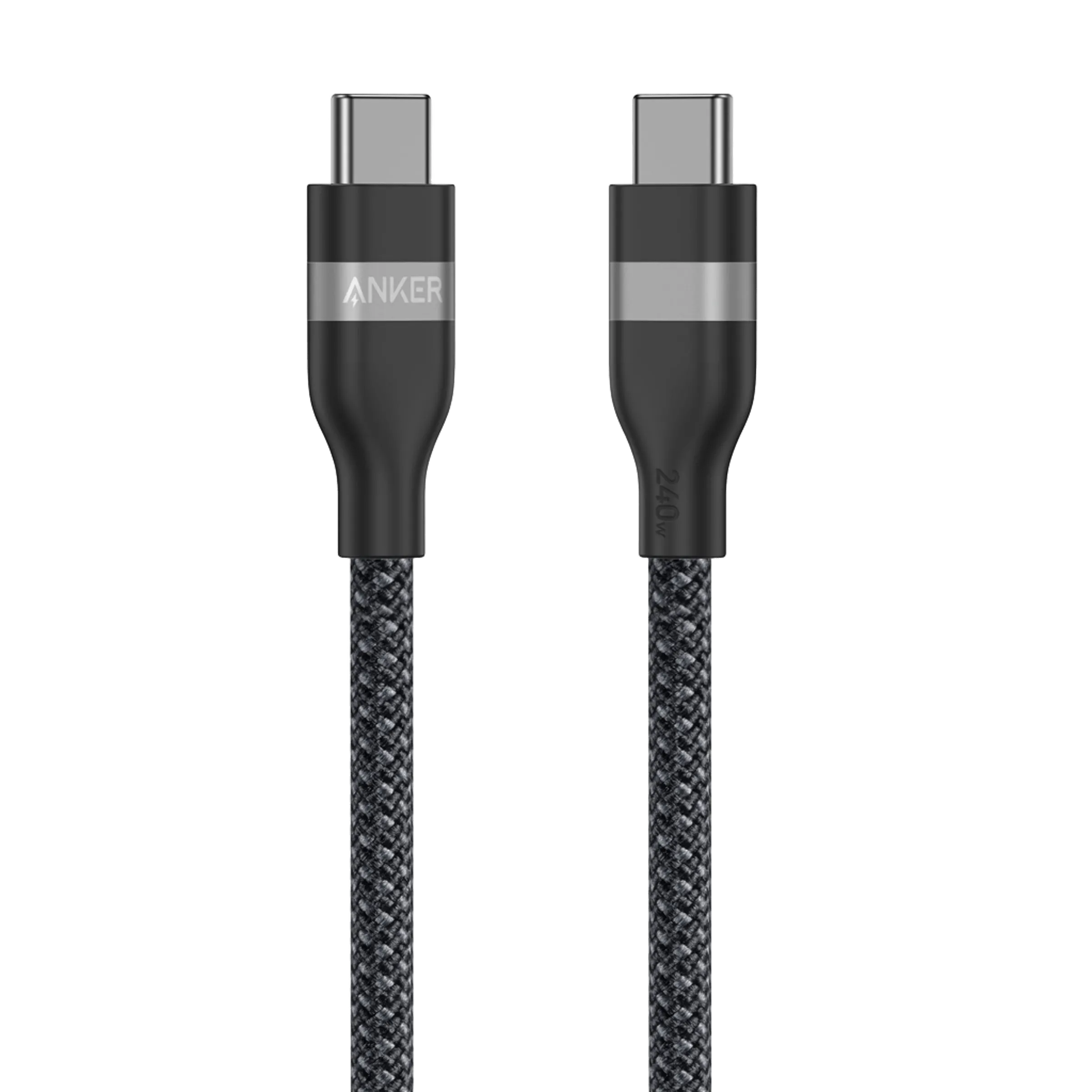 Anker USB-C to USB-C Cable (3 ft / 6 ft, 240W, Upcycled-Braided)