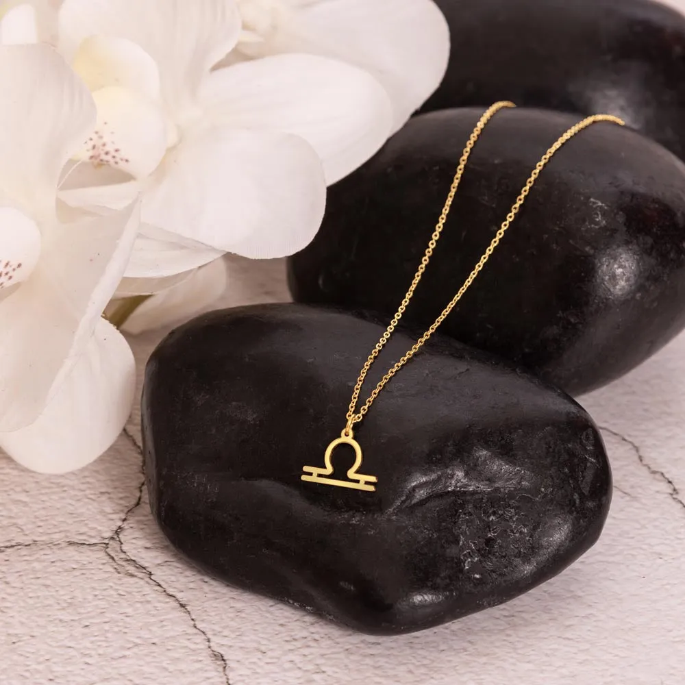 Astrology Gift for Women: LIBRA Zodiac Sign Pendant - Perfect Horoscope Jewelry