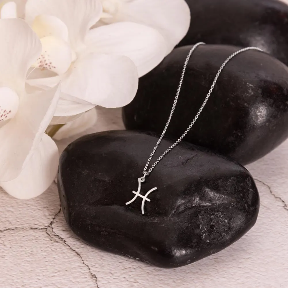 Astrology Gift for Women: PISCES Zodiac Sign Pendant - Perfect Horoscope Jewelry