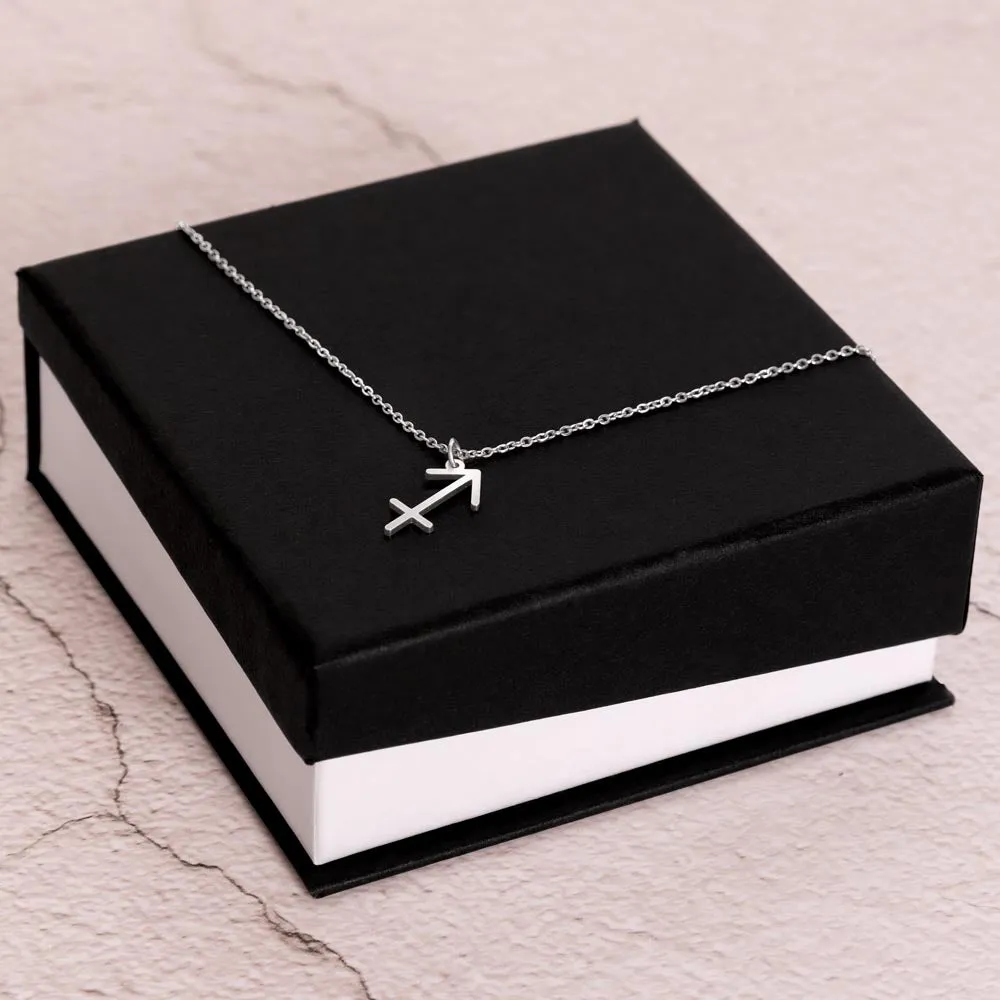 Astrology Gift for Women: SAGITTARIUS Zodiac Sign Pendant - Perfect Horoscope Jewelry