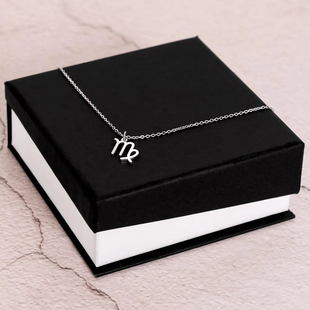 Astrology Gift for Women: VIRGO Zodiac Sign Pendant - Perfect Horoscope Jewelry