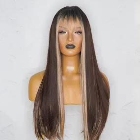 AVERY MOCHA Fringe Wig