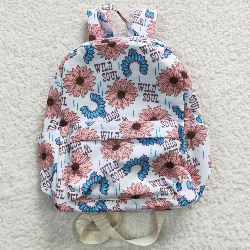 Baby Kids Backpack Wild Western Girls Backpacks BA0080