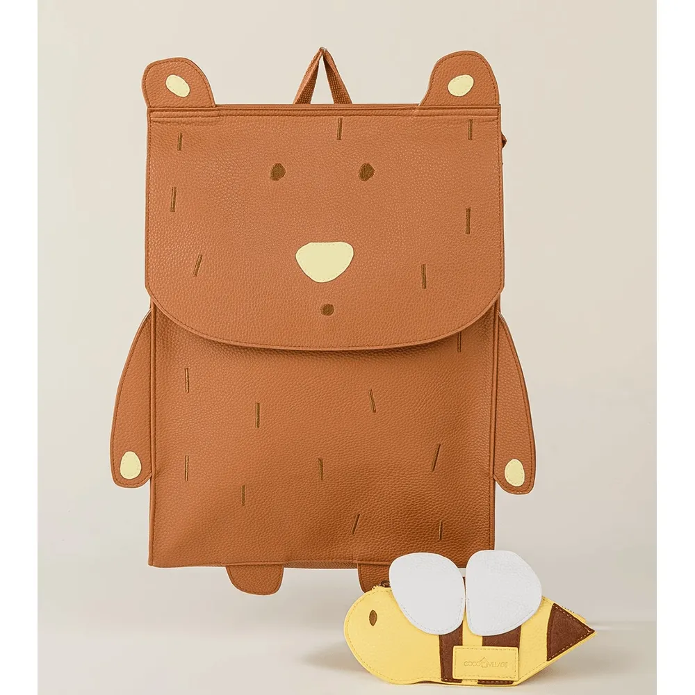 Backpack & Pouch Set - Little Bear