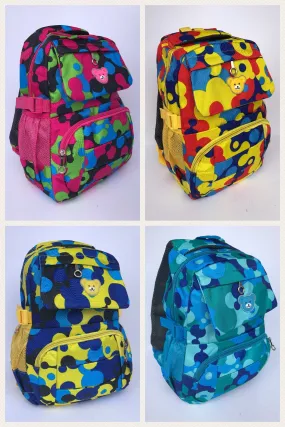 Backpack Travel Sports School Bag Hiking Backpack Preschool Backpack Kids Camo