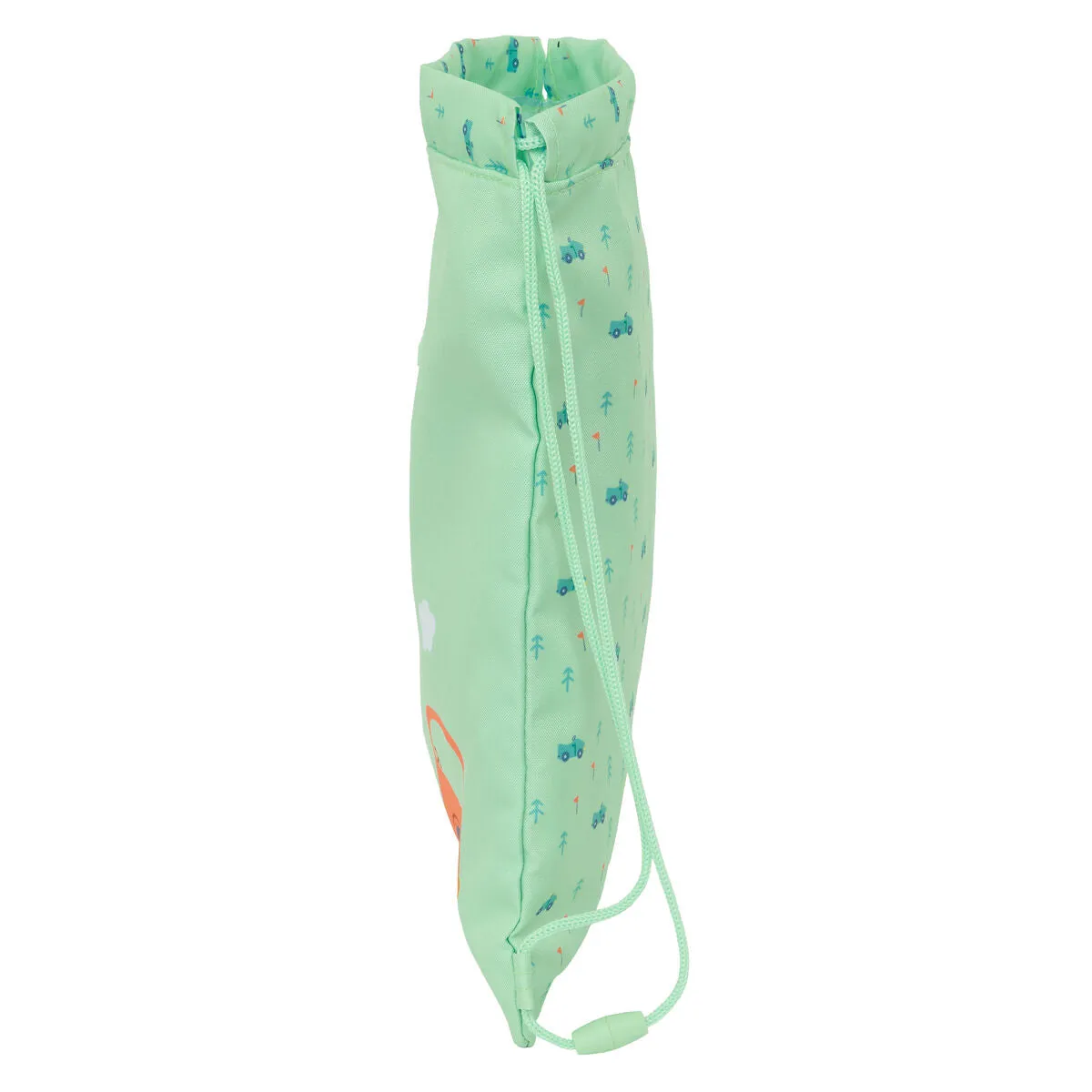 Backpack with Strings Safta Coches Green 26 x 34 x 1 cm