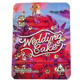 Bag Boyz - Wedding Cake - Mylar bags - 10cm x 12.8cm - (Pack of 10)