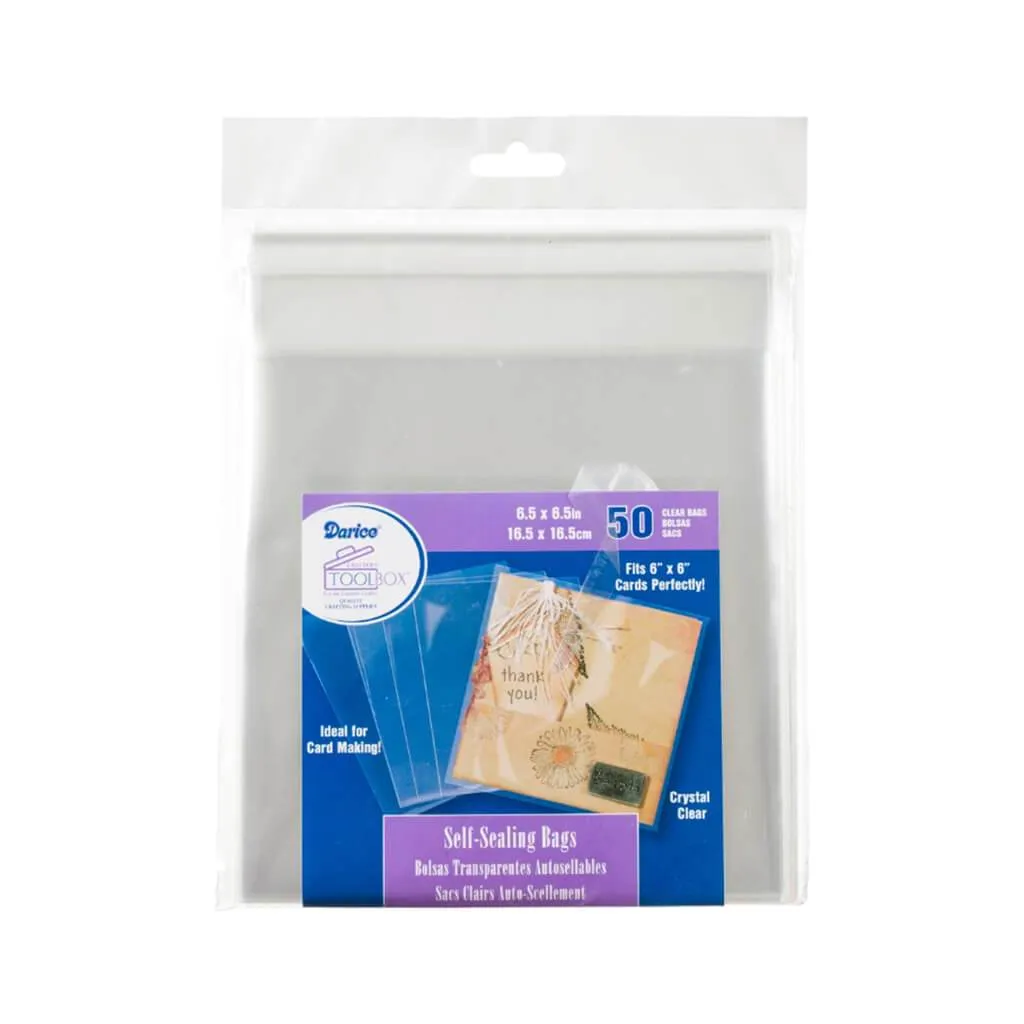 BAG SELFSEAL 6.5X6.5IN 50PC