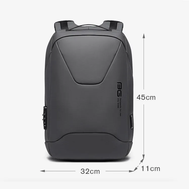 BANGE BG-22188 Fashion Business Anti-Theft Backpack Backpack with External USB Charging Port(Black)