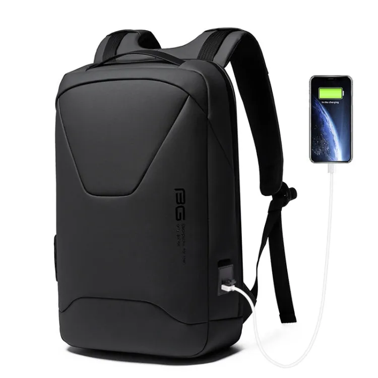 BANGE BG-22188 Fashion Business Anti-Theft Backpack Backpack with External USB Charging Port(Black)