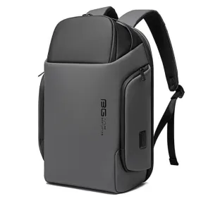 BANGE BG-7277 Business Large Capacity Backpack Men Waterproof Travel Computer Backpack(Gray)