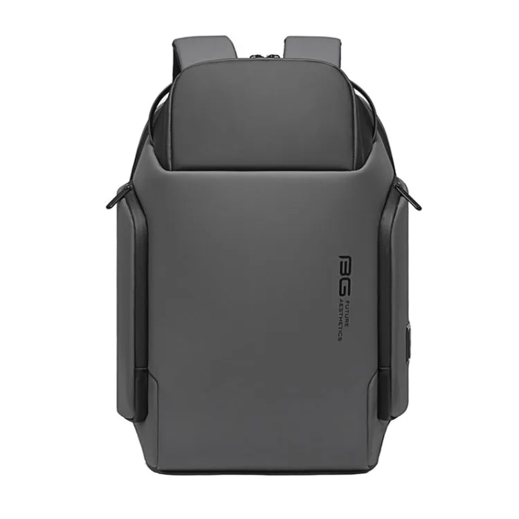 BANGE BG-7277 Business Large Capacity Backpack Men Waterproof Travel Computer Backpack(Gray)