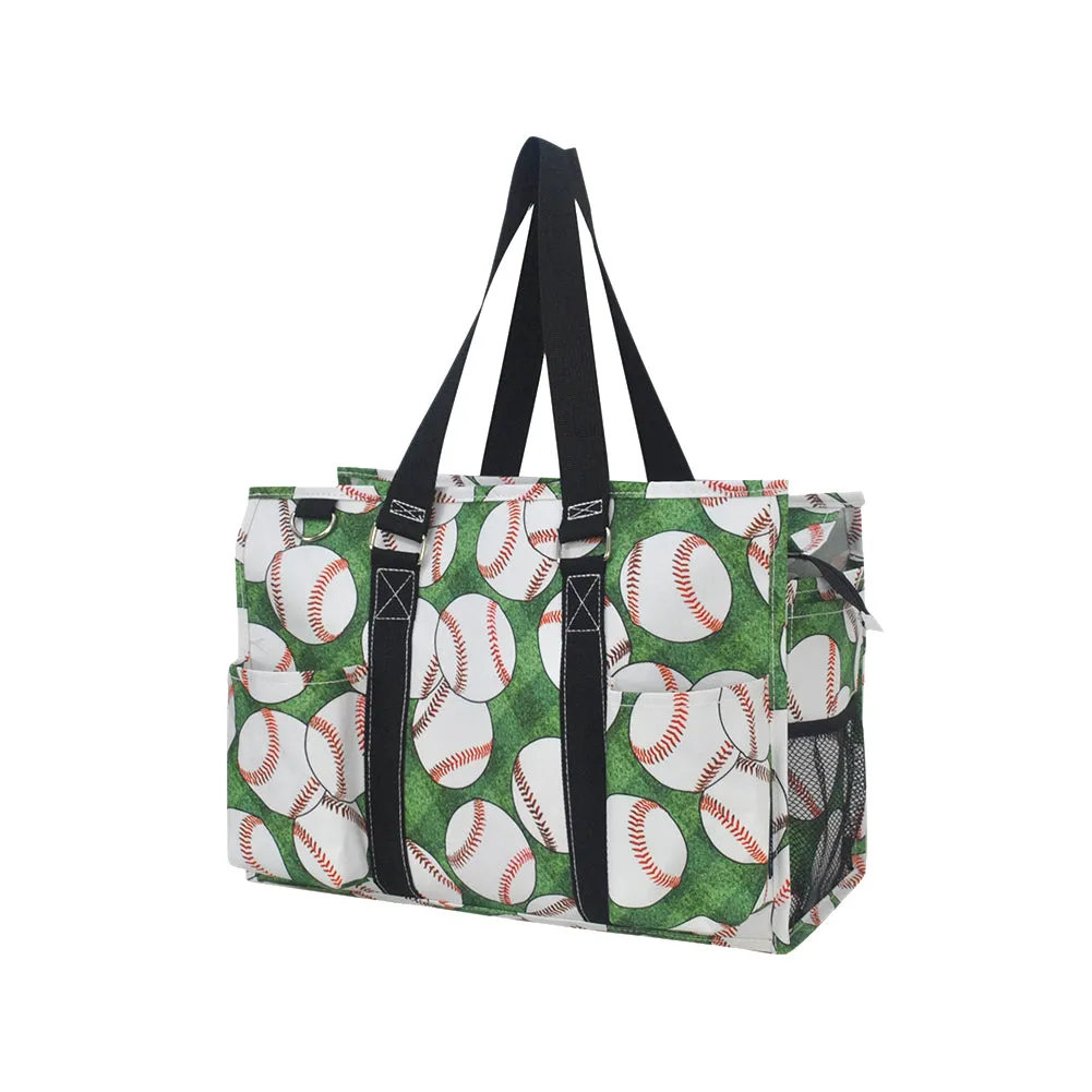 Baseball Bounty NGIL Zippered Caddy Organizer Tote Bag