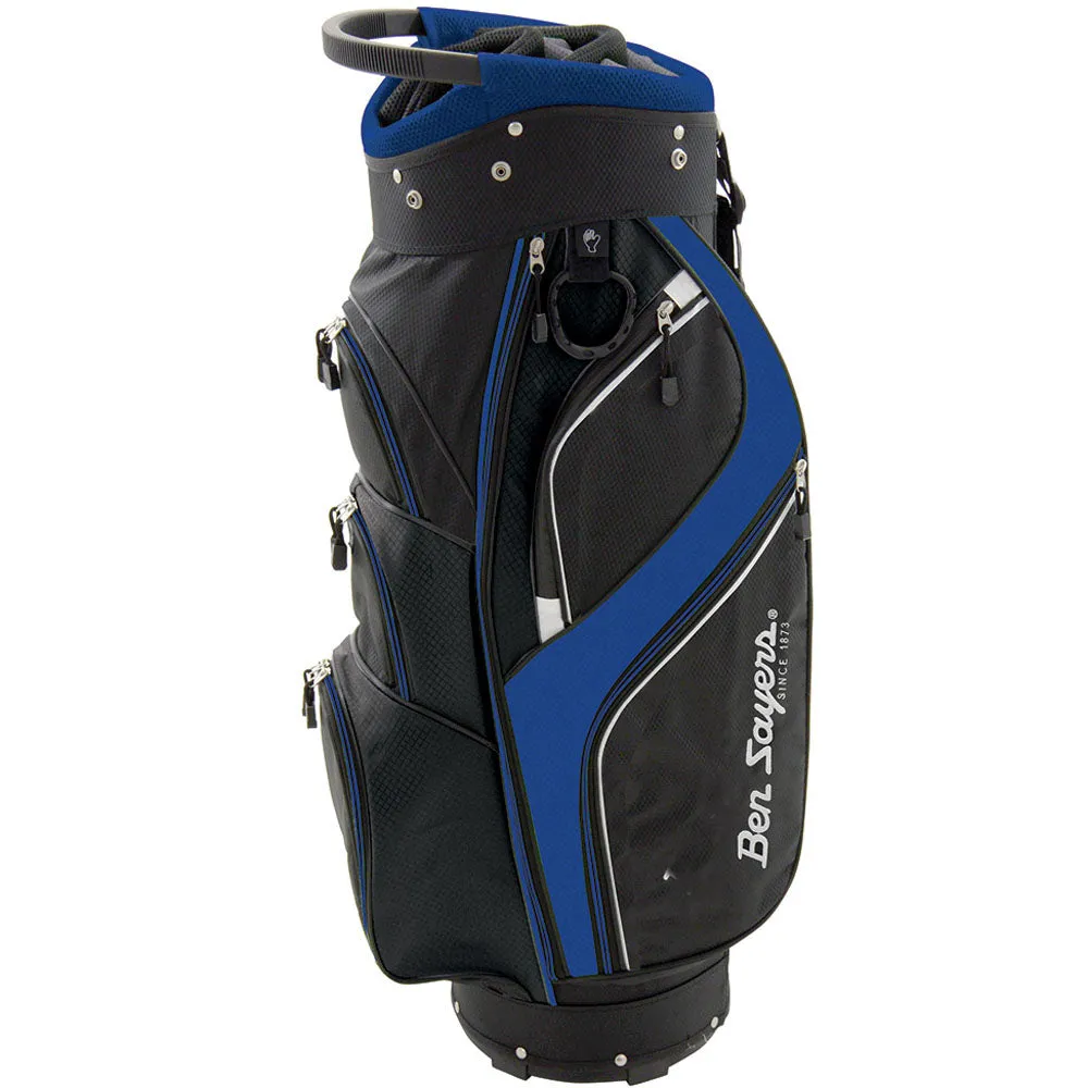 Ben Sayers Deluxe Cart Bag - Black/Blue