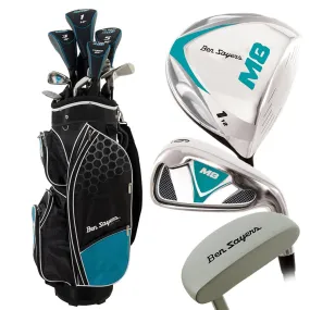 Ben Sayers M8 13-Piece Cart Bag Package Set - Turquoise - Junior/Ladies