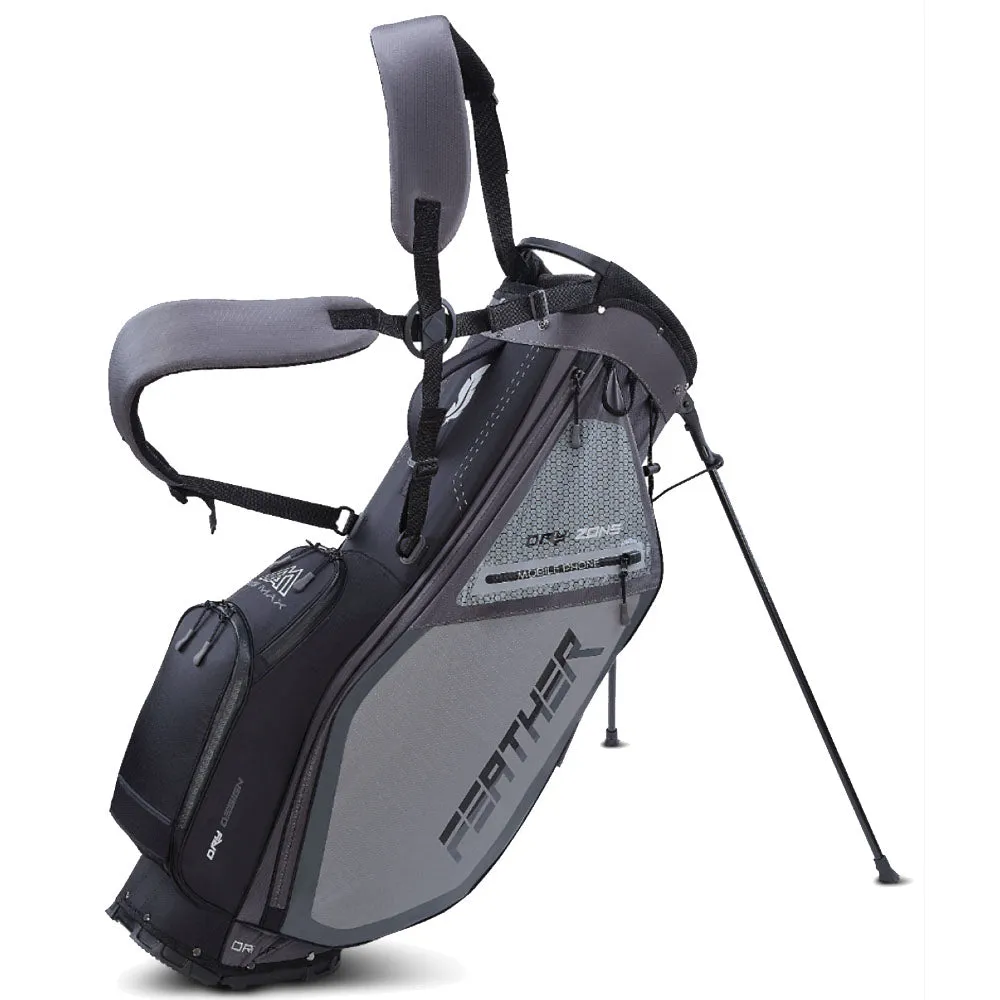 Big Max Dri-Lite Feather Stand Bag - Grey/Black