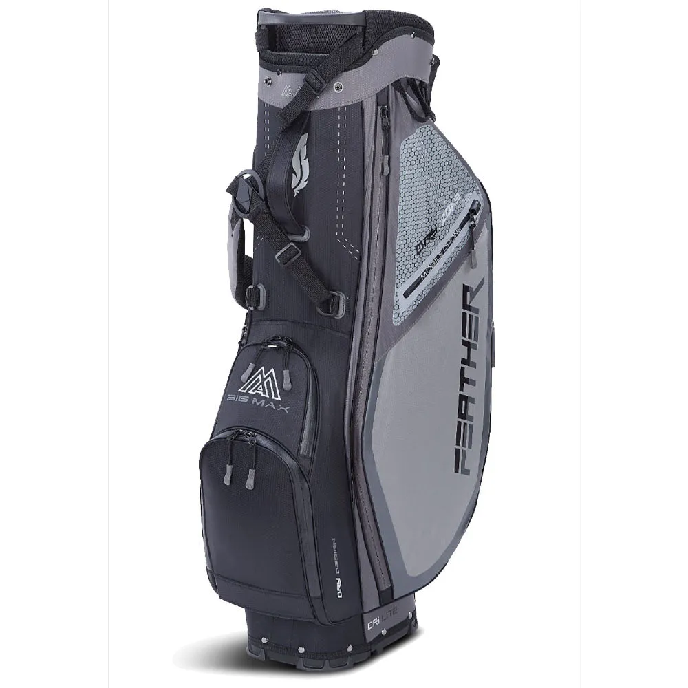 Big Max Dri-Lite Feather Stand Bag - Grey/Black