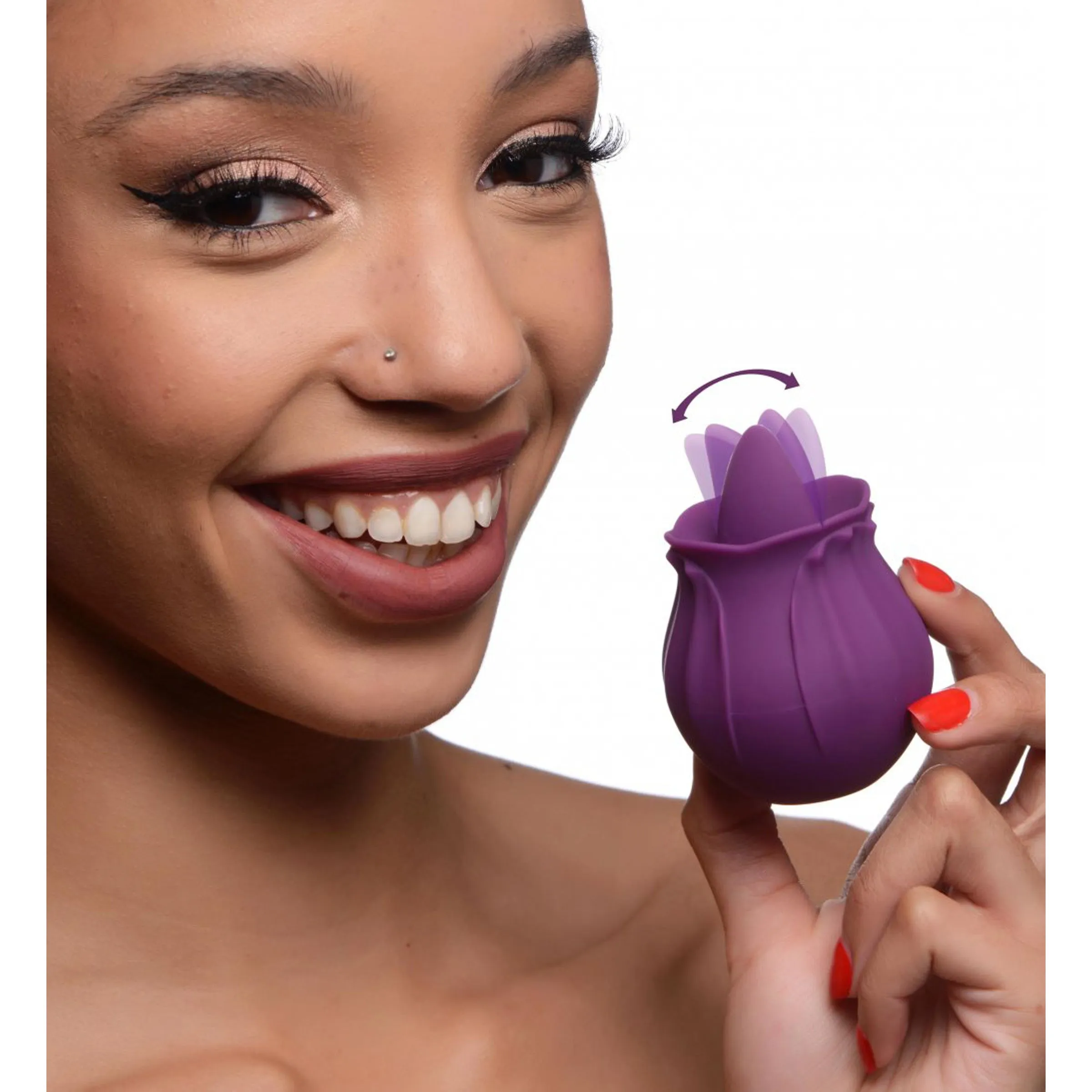 Bloomgasm Wild Violet Licking Silicone Stimulator