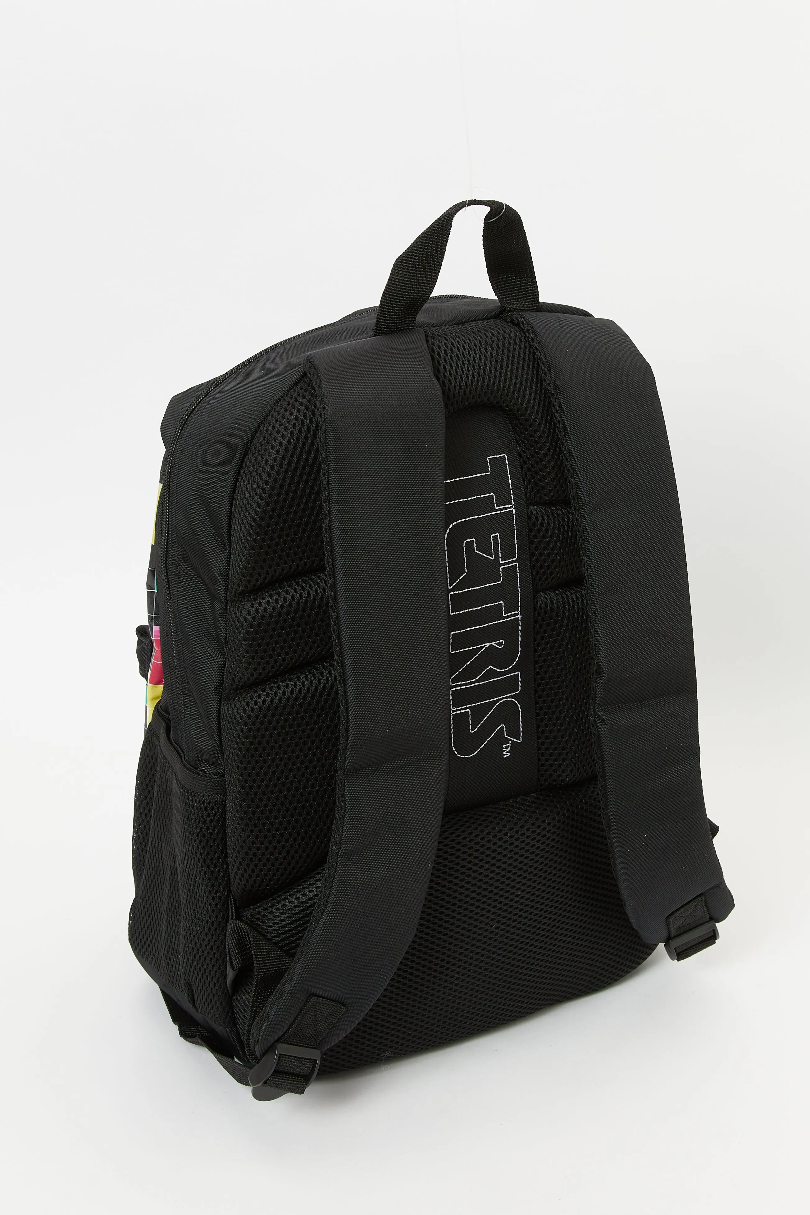 Boys Black Tetris Teens 18" Backpack