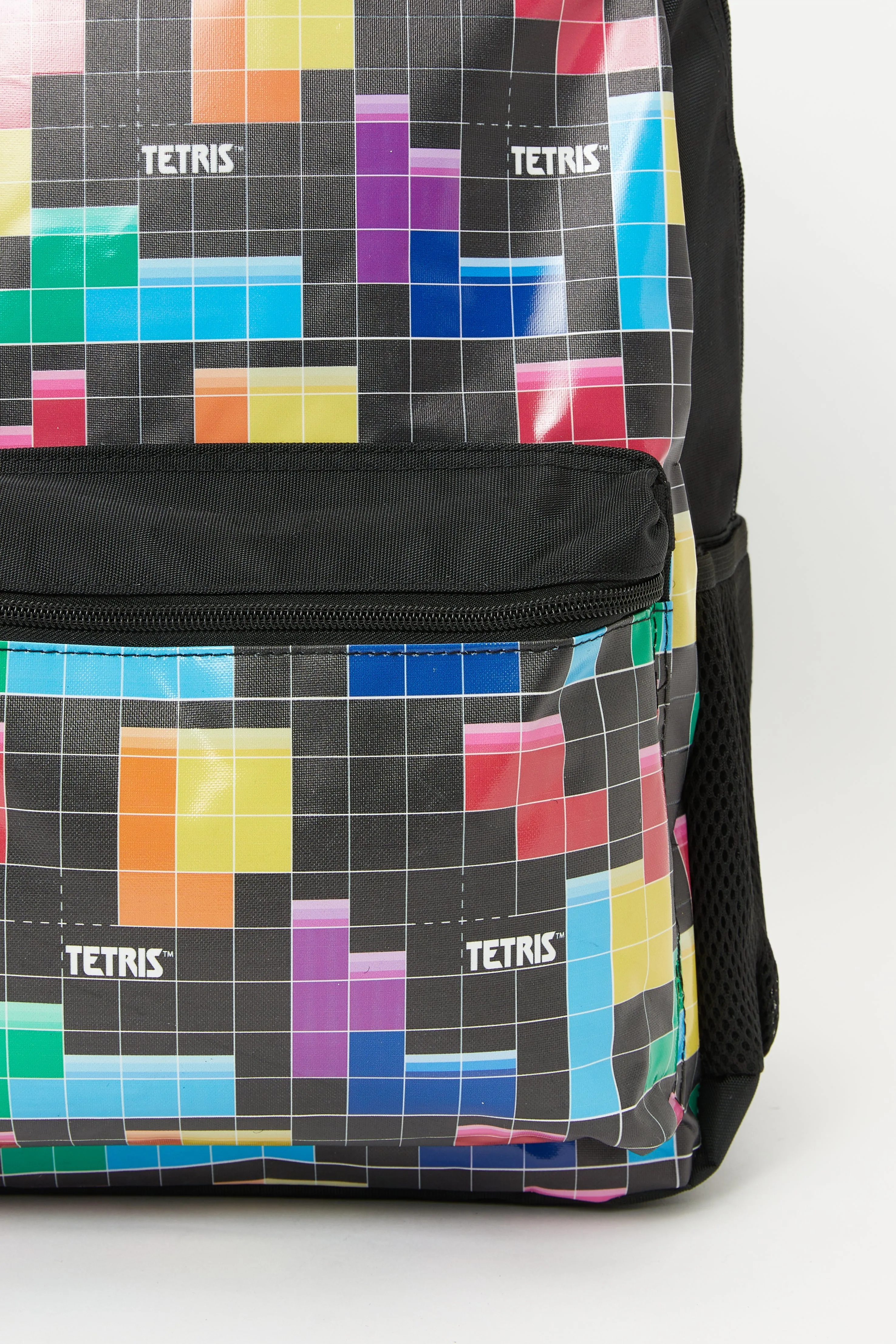 Boys Black Tetris Teens 18" Backpack