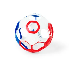 Bright Starts Oball Soccer Red, White & Blue Peg Toy