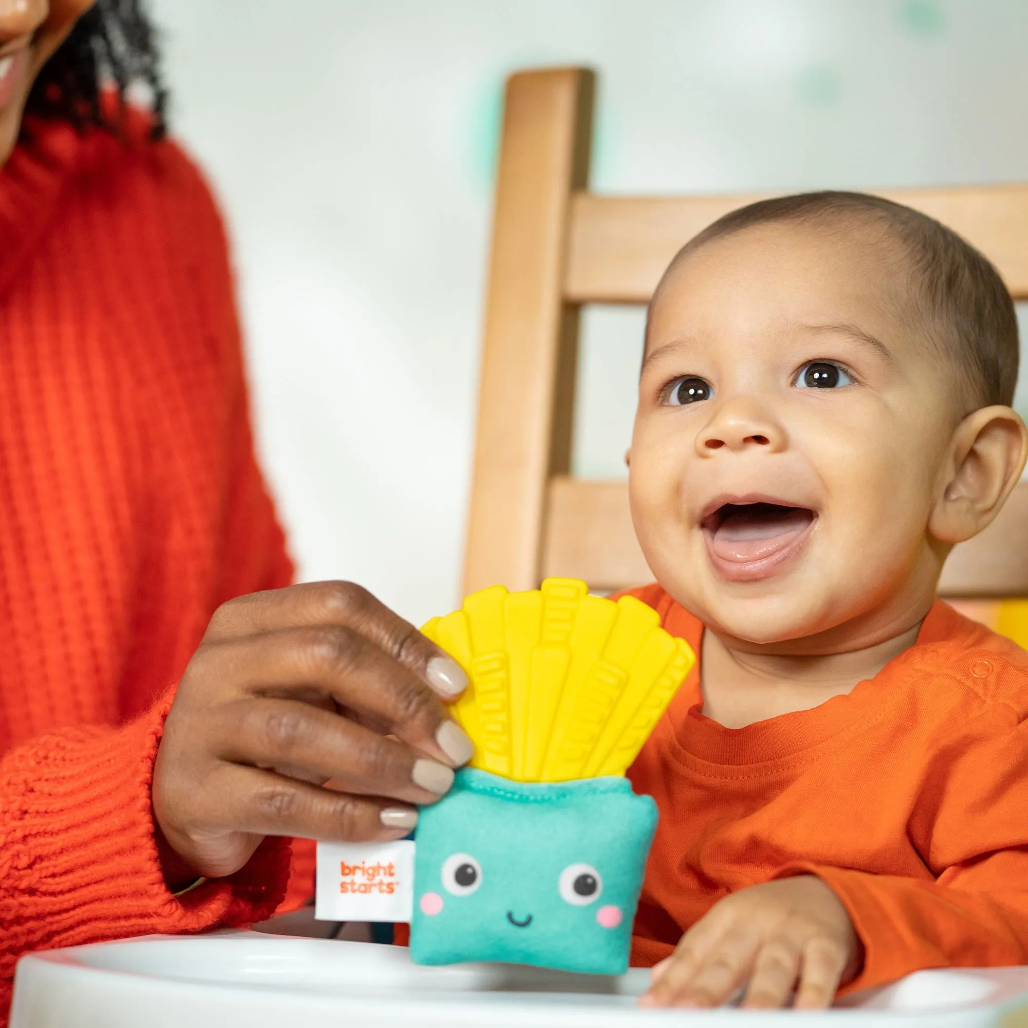 Bright Starts Side Of Smiles Crinkle Teether