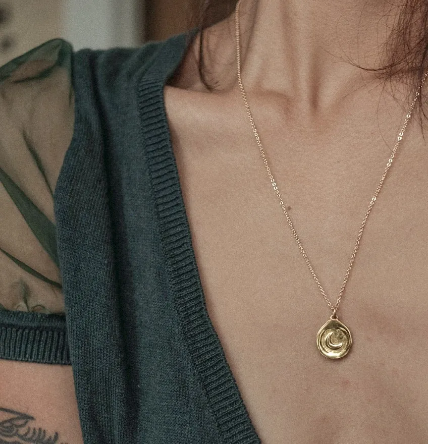 Buwan Necklace, Gold | MM x Choleil