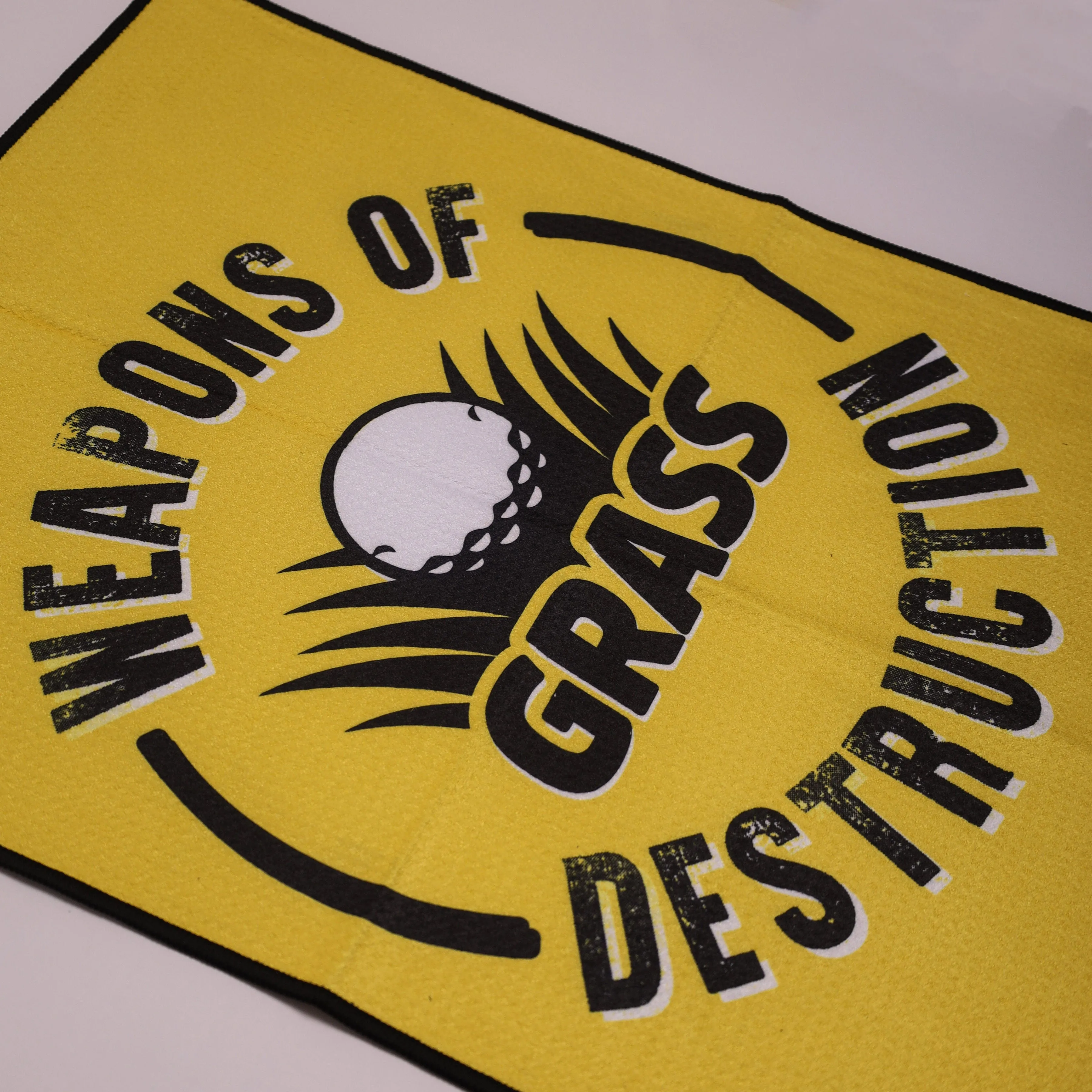 CA Waffle Golf Towels | Grass Destruction