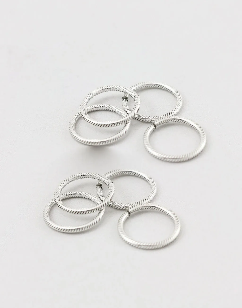 Cable Jump Ring, 15.25mm, 15ga, (8pcs)