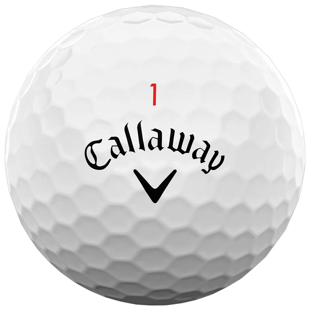 Callaway Chrome Soft X LS Golf Balls - White - 12 Pack