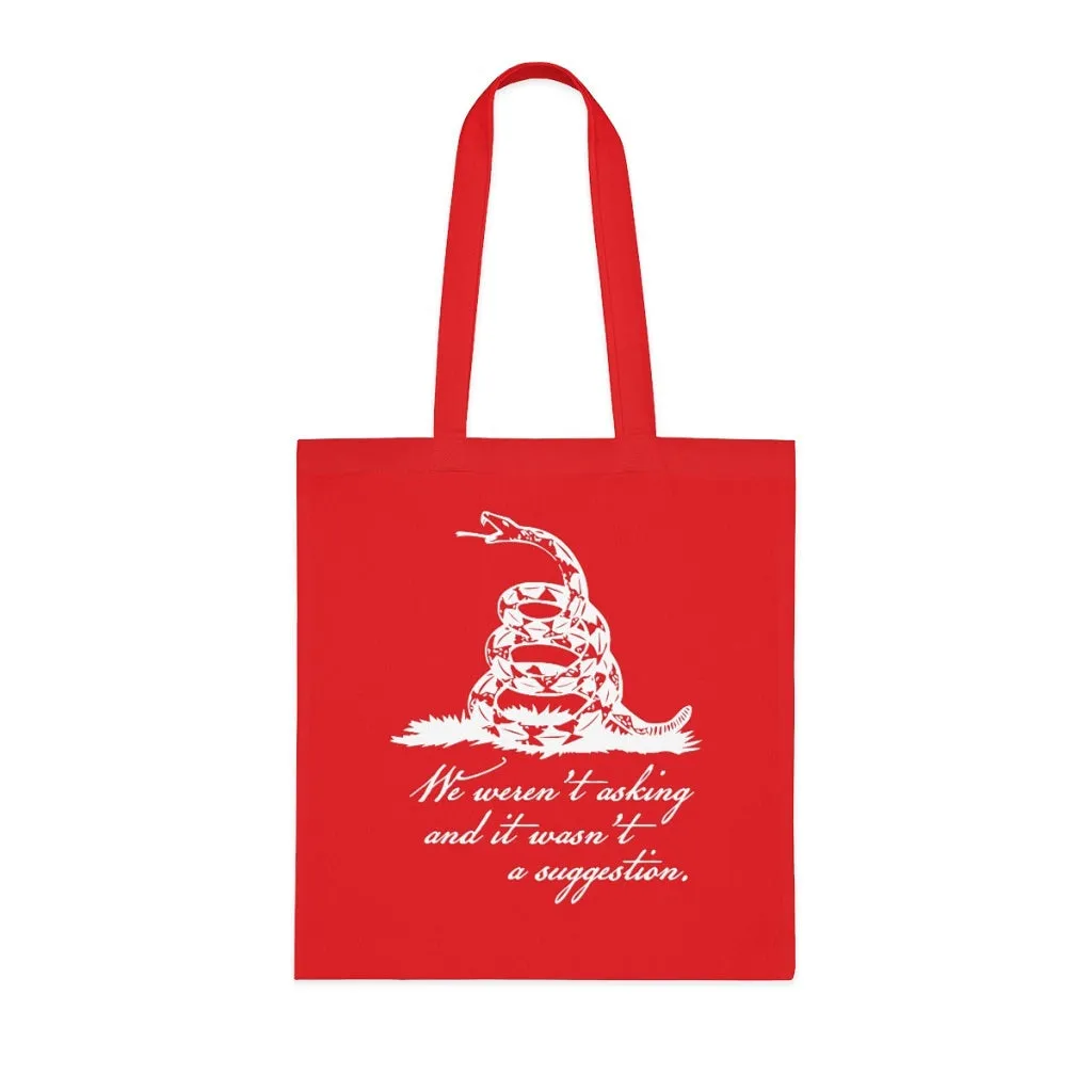 Choose Your Design Tote Bag (Red)