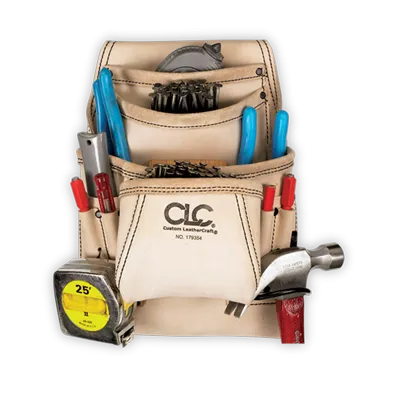 CLC 179354 10 Pocket Carpenter's Nail & Tool Bag