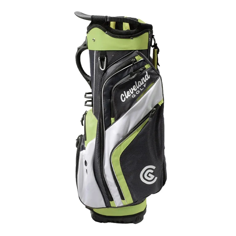 Cleveland Friday Cart Bag - Charcoal/Lime/White