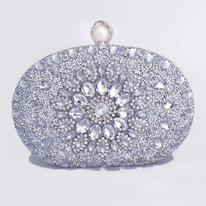 Clutch Crystal Hard Case Bag for Women