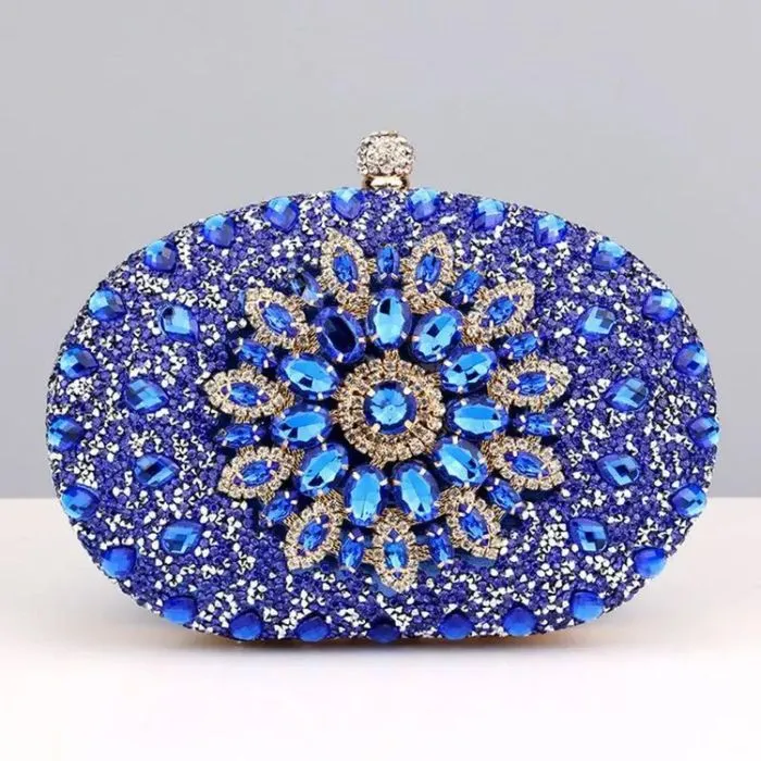 Clutch Crystal Hard Case Bag for Women