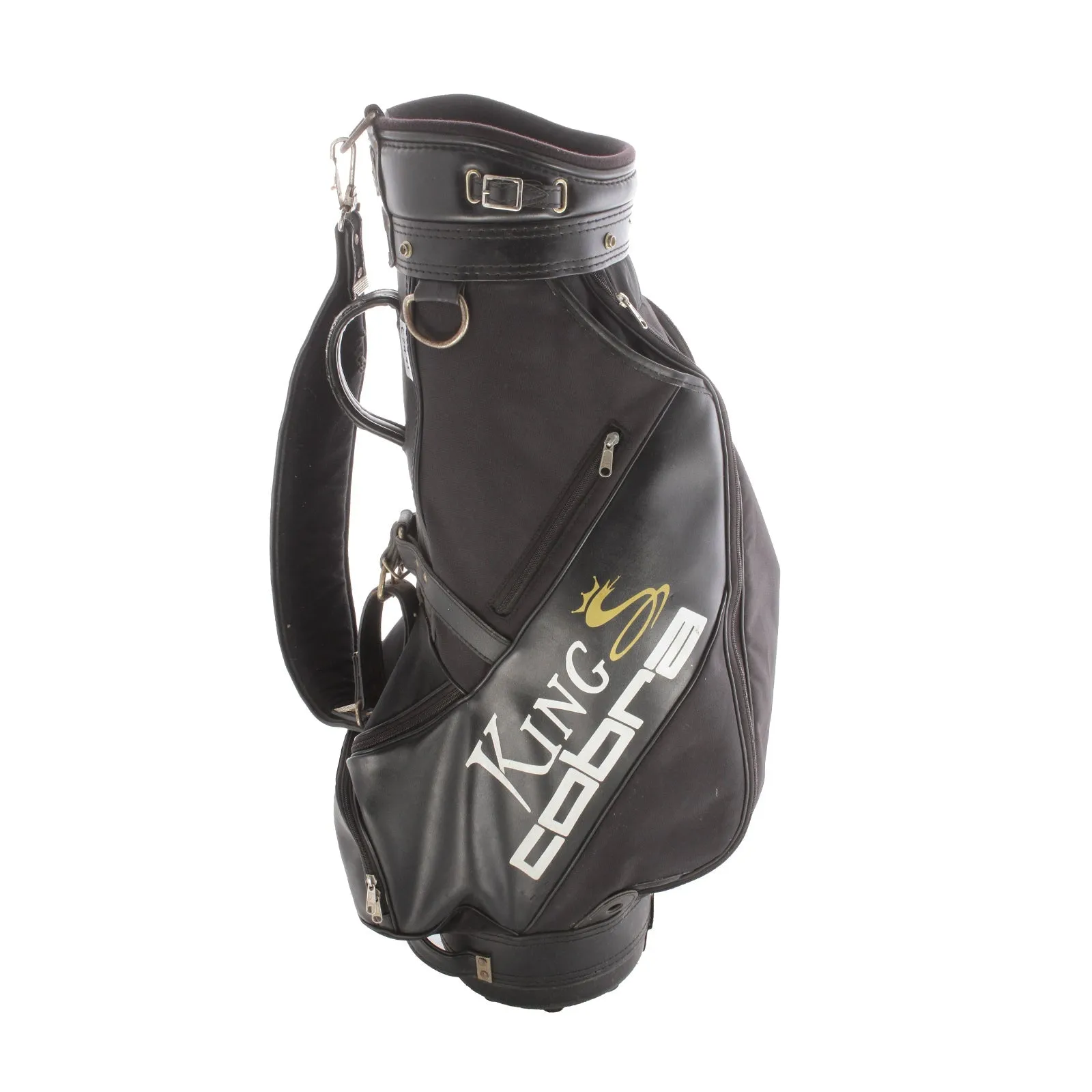 Cobra King Cart Bag - Black/White/Gold