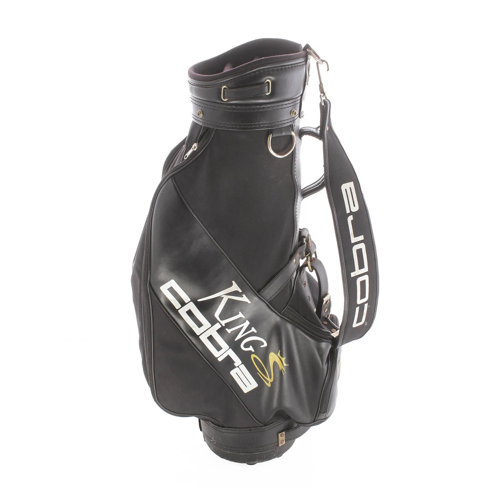 Cobra King Cart Bag - Black/White/Gold