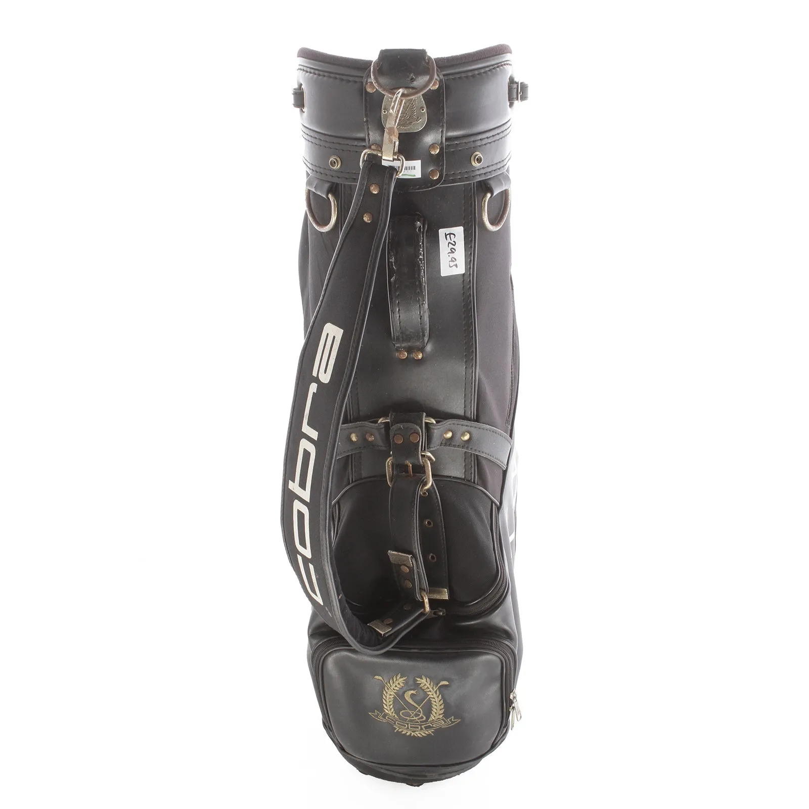 Cobra King Cart Bag - Black/White/Gold