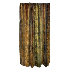 Copper Ivy Cable Knit Velvet Throw by Kevin O'Brien Studio